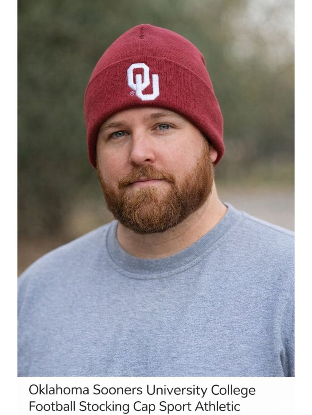 Oklahoma University College Football  Stocking Cap Sport Athletic Sport Fan